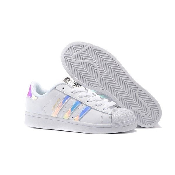 adidas superstars holographic junior