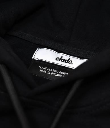 Bluza Elade HOODIE COLOUR BLOCK BLACK/WHITE/MAROON