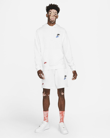 Bluza Nike Sportswear Essentials+ HOODY MULTI SWOOSH (DD666-100) WHITE