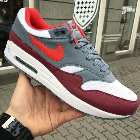 Buty Nike Air Max 1 (AH8145-100) white/university red - cool grey 