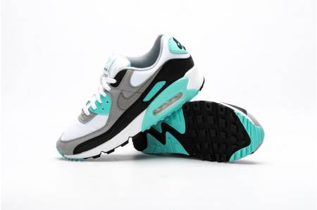 Buty Nike Air Max 90 (CD0881-100) White/Particle Grey-Hyper Turq 