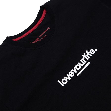 Koszulka Alkopoligamia Loveyourlife. Classic black