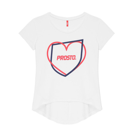 Koszulka Prosto HEART WHITE