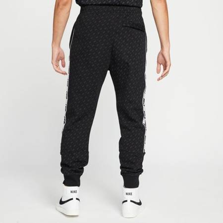Spodnie Nike Sportswear REPEAT FLEECE PRNT (DD3776-010) BLACK/WHITE 